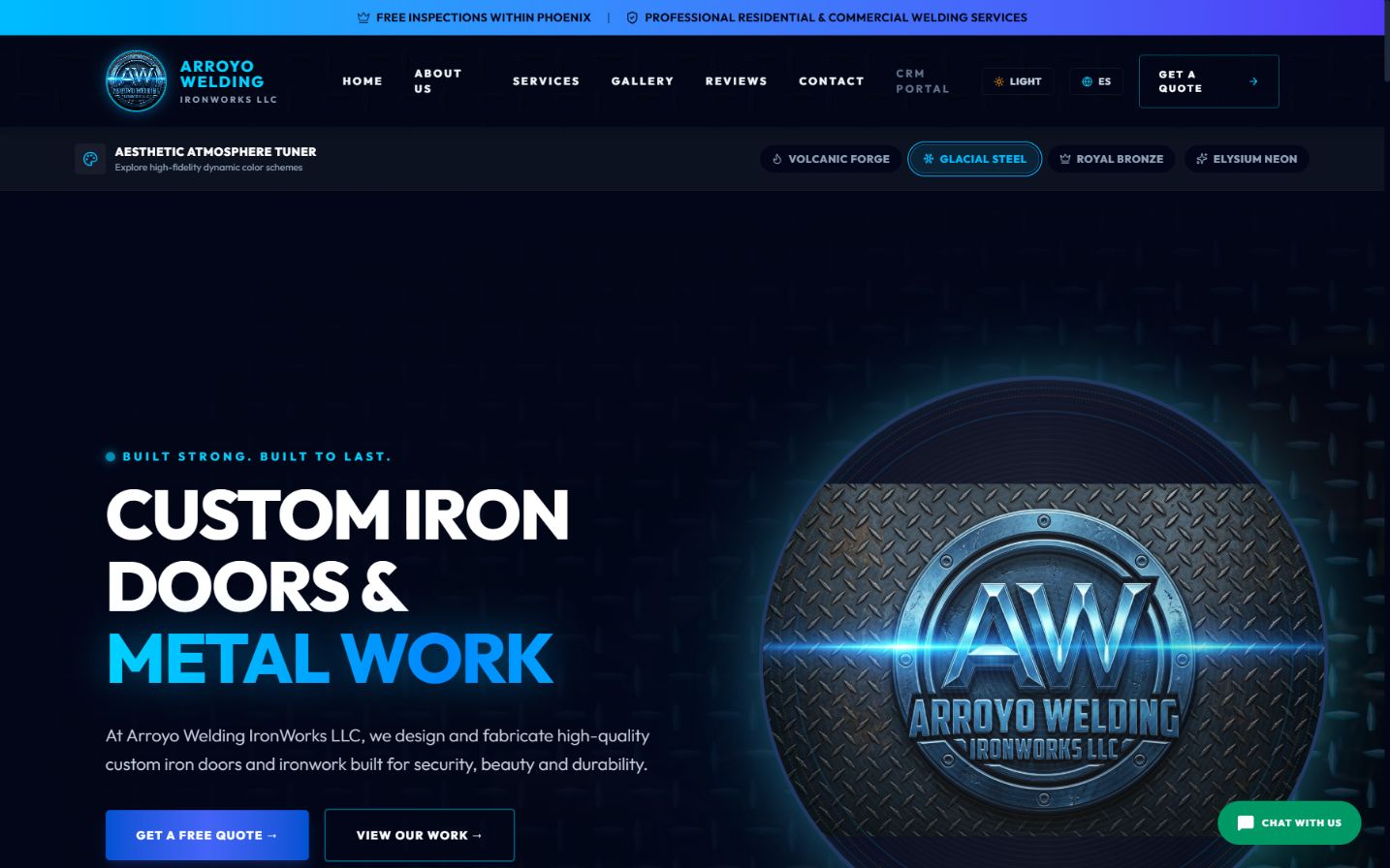 Página de Arroyo Welding Ironworks