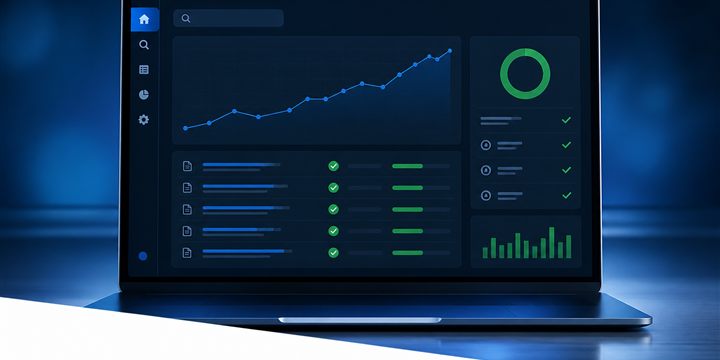 Representación visual de Google Search Console