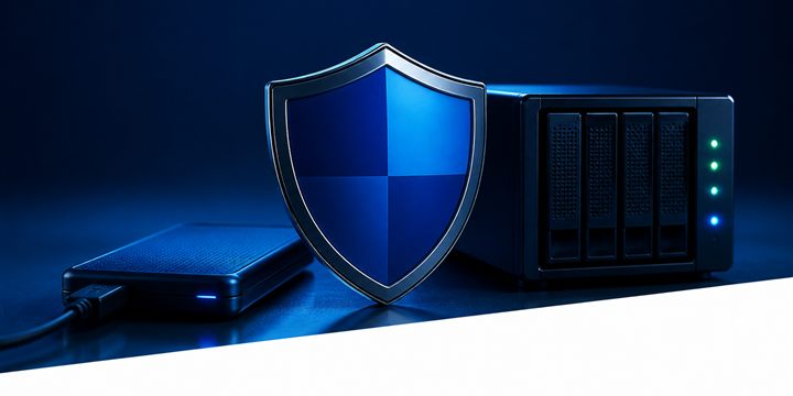 Representación visual de Seguridad y respaldos